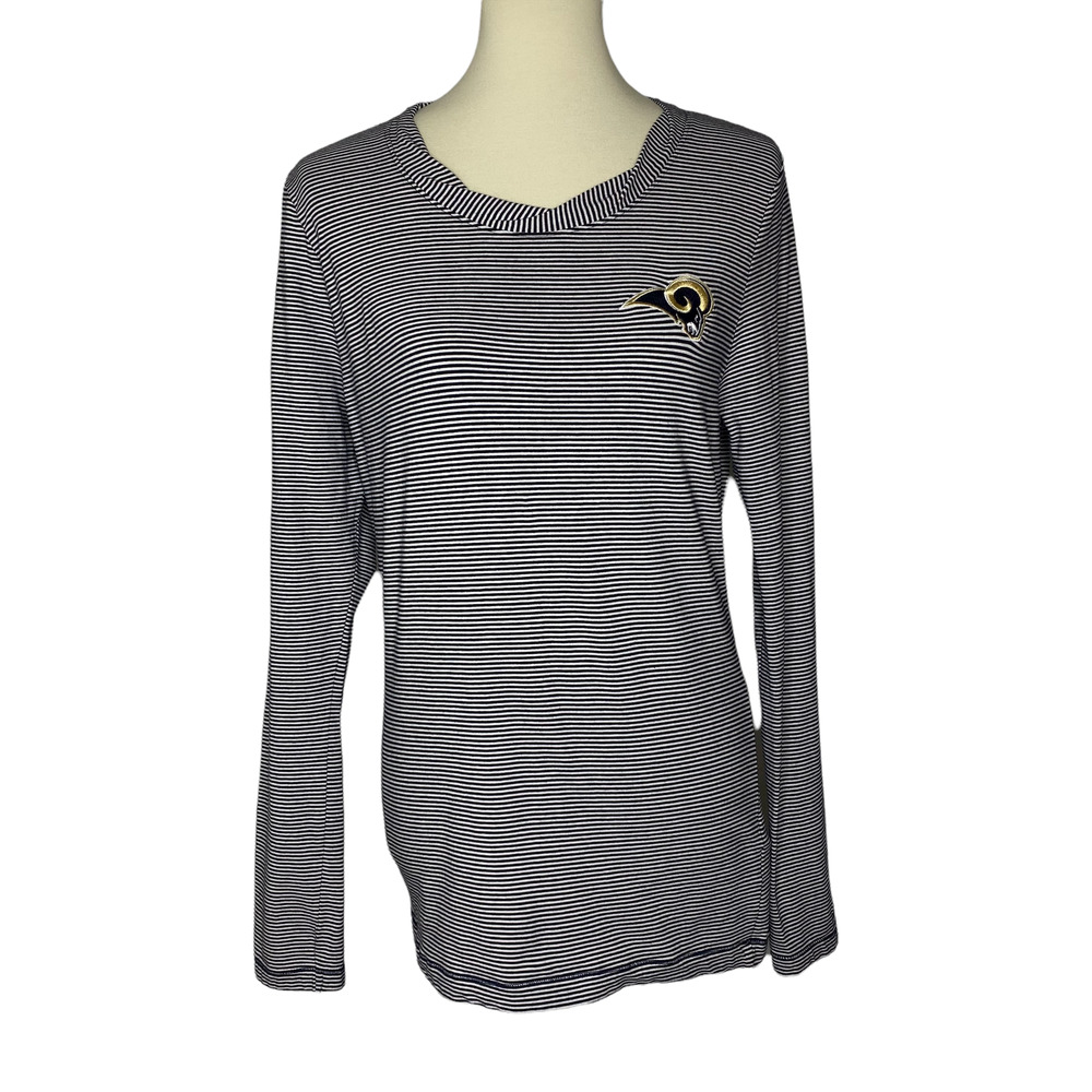 Cutter & Buck Los Angeles Rams Long Sleeve Top  -Size Large